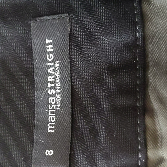 Ann Taylor Plaid Marisa Straight Cuffed Cropped Ankle Dress Trousers 8 Gray Grey - Picture 4 of 16